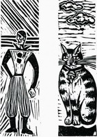 道化師と猫