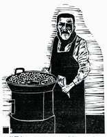 焼栗売り